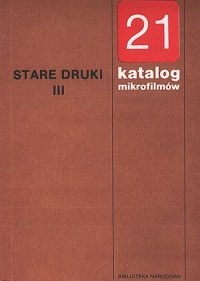 Stare druki III