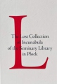 The Lost Collection of Incunabula of the Seminary Library in Płock